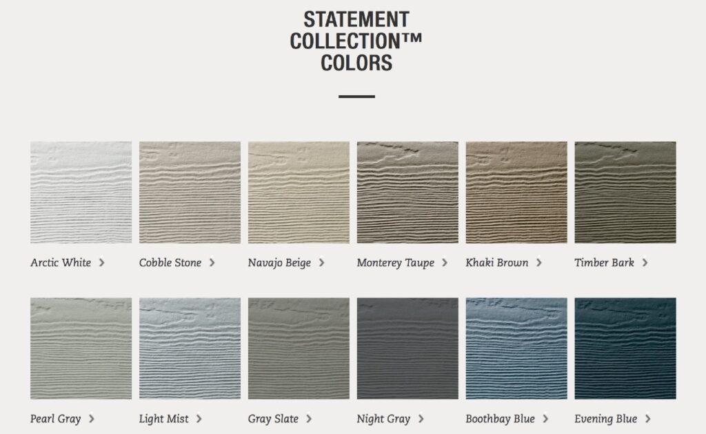 hardie board colors